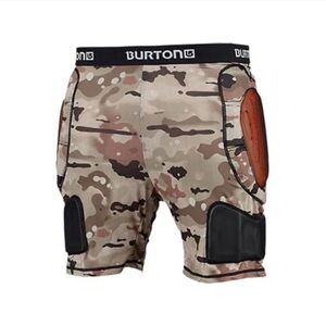 NWOT Burton Men's Total Impact Ski Snowboard Snowmobile Camouflage Padded Shorts